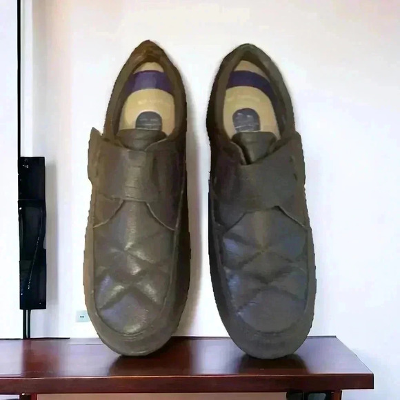 Dr Scholl's NEW Women’s Sz. 7.5 Brown Leather Advanced Comfort Slip On Shoes - Picture 4 of 7